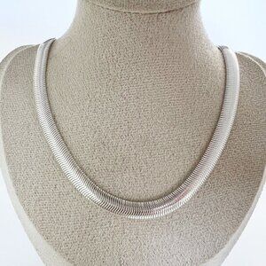 925 Sterling Solid silver 6MM snake chain Men Women necklace jewelry